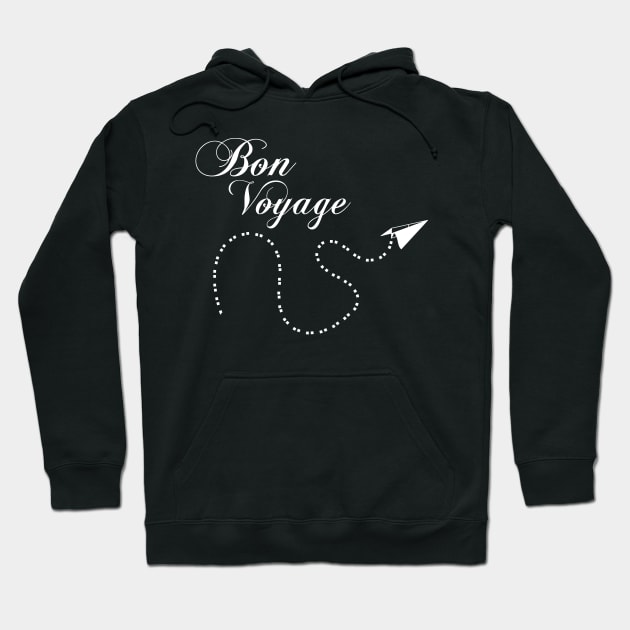 Bon Voyage - Traveler Gifts Around the world Travel Hoodie by Shirtbubble